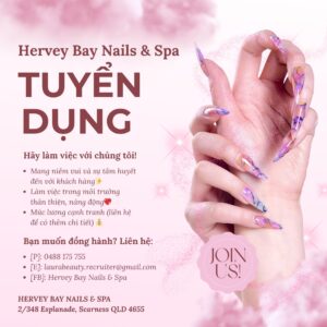 TUYỂN THỢ LÀM NAIL - HERVAY BAY NAILS & SPA - Ảnh 1